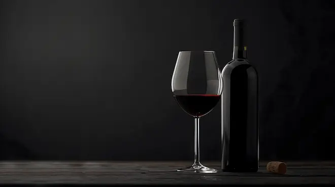 Vinos y cavas gourmet selección Extrema Gourmet botella y copa de vino