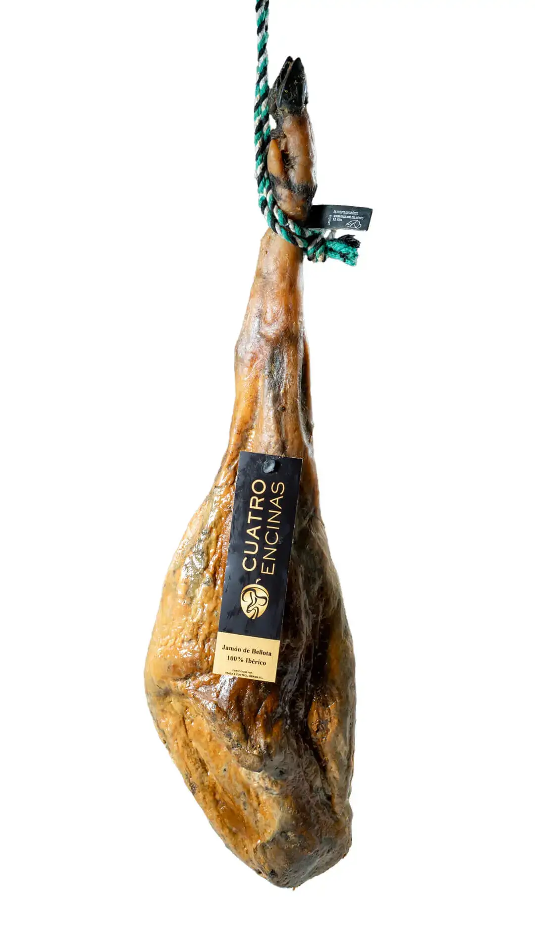 Jamón de Bellota 100% Ibérico Cuatro Encinas curado en secaderos naturales