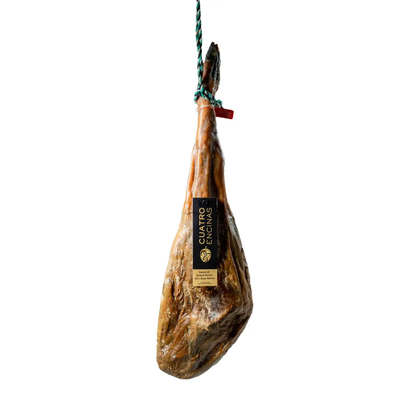 Jamón de Bellota Ibérico 50% Raza Ibérica Cuatro Encinas curado artesanalmente