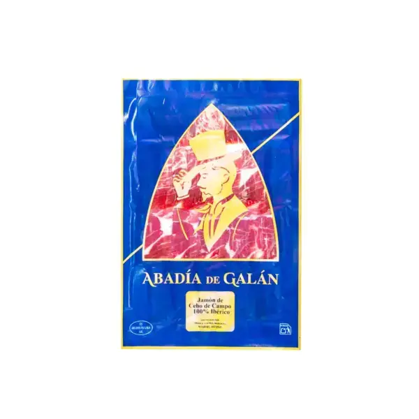 Jamón de Cebo de Campo 100% Ibérico Cortado a Cuchillo Abadía de Galán
