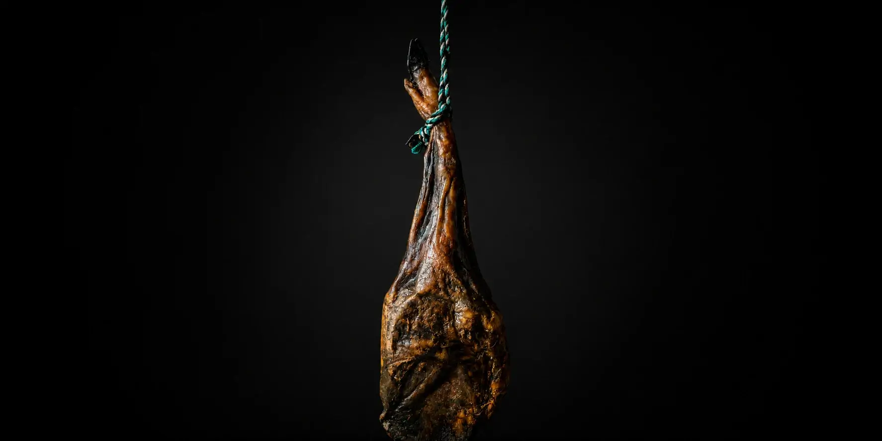 Paleta ibérica de Extremadura curada de forma artesana