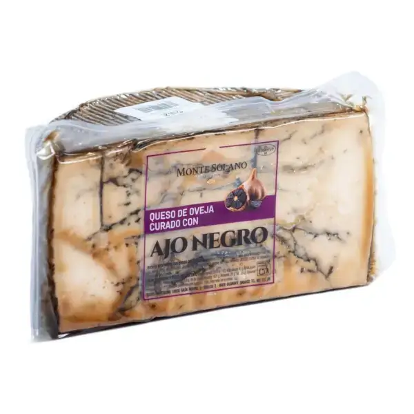 Queso de oveja curado con ajo negro Montesolano 1,5 kg