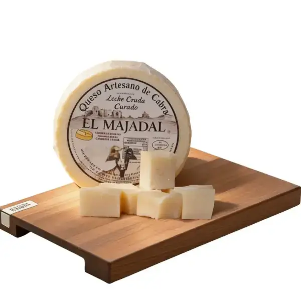 Queso curado de cabra de leche cruda