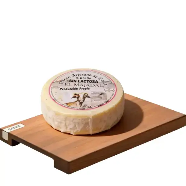 Queso Curado de Cabra Sin Lactosa El Majadal