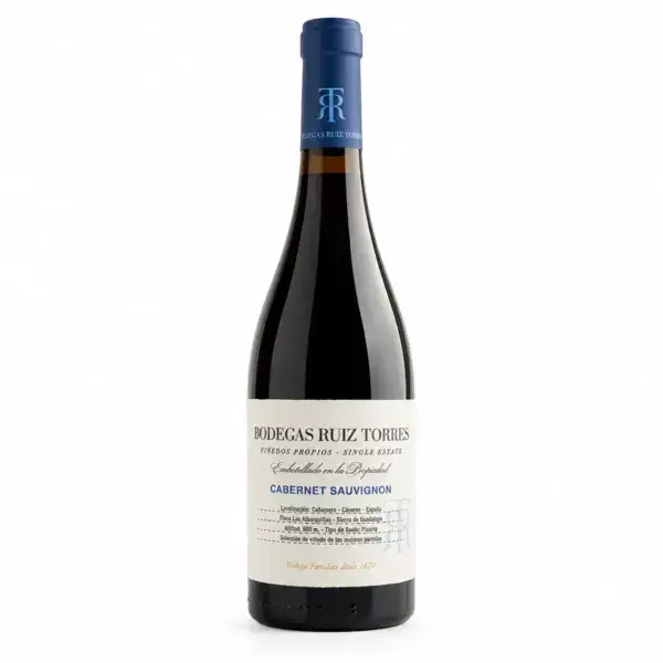Botella Cabernet Sauvignon Vino Tinto Crianza